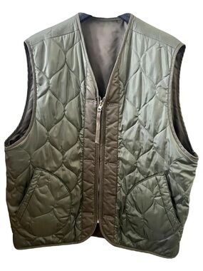 Frankie Shop reversible green vest